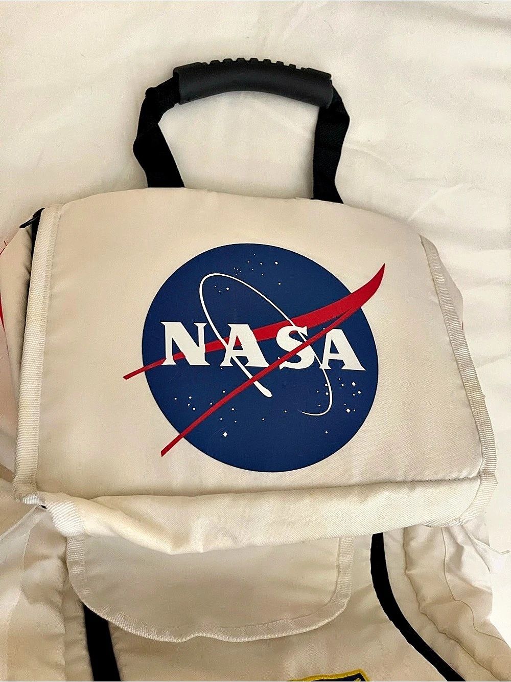 NASA Backpack White Black - Picture 1 of 4